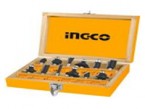 Ingco 12pcs Router bits set(8mm) AKRT1211 price i  Pakistan