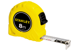 8M/26" - 25mm Metric Imperial, New Global Tape, Lacquer Coated Blade, White Blade, ABS Case STANLEY BRAND PRICE IN PAKISTAN