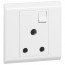 BS socket outlet Belanko - 1 gang Single Pole switched - 5 A 250 V~ price in Pakistan